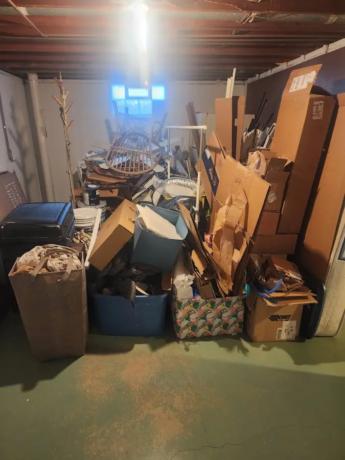 Roll-off dumpster container at job site for 20 Yard Dumpster Rental in King City